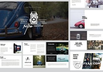 95页简约风格汽车品牌介绍展示PPT模板 - 顶尖PPT