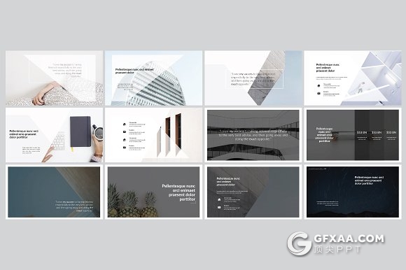 130页简约综合性多用途PPT模板 - 顶尖PPT