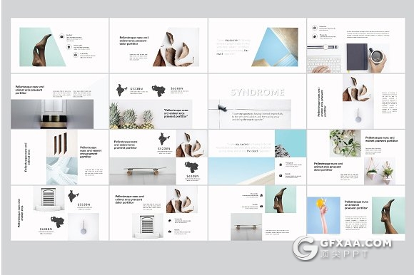 130页简约综合性多用途PPT模板 - 顶尖PPT
