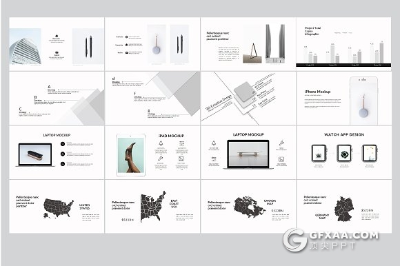 130页简约综合性多用途PPT模板 - 顶尖PPT