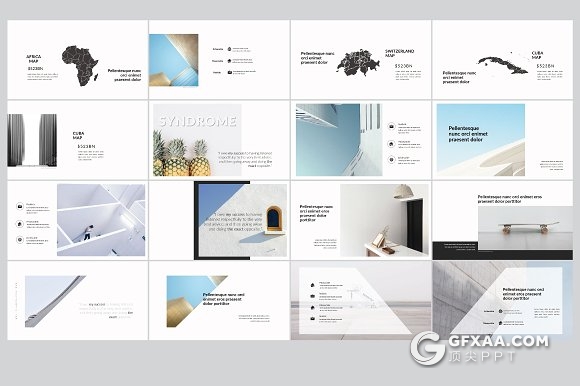 130页简约综合性多用途PPT模板 - 顶尖PPT