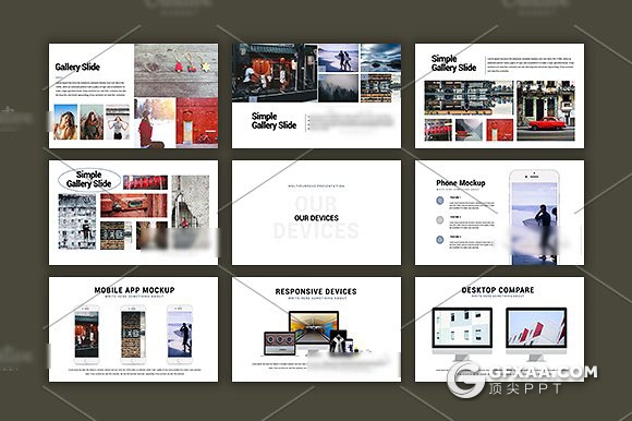 94页极简风格商务多用途PPT模板 - 顶尖PPT