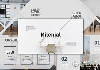 家居环境展示室内装饰案例介绍keynote模板 - 顶尖PPT