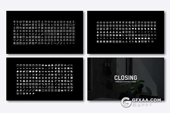 40页装饰案例介绍PPT模板 - 顶尖PPT