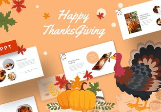 感恩节活动策划宣传PPT模板 - 顶尖PPT