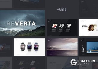 107页创意多边形大图展示PPT模板 - 顶尖PPT