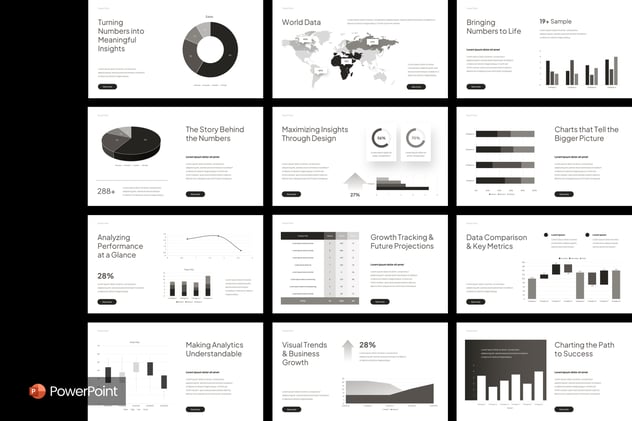 视力表数据展示分析PPT模板 - 顶尖PPT