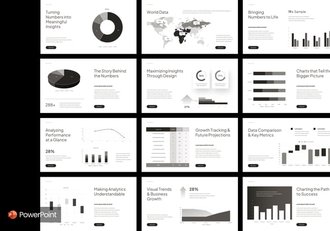 视力表数据展示分析PPT模板 - 顶尖PPT