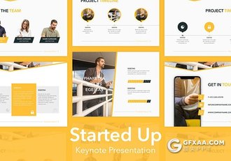 20页公司团队人员介绍keynote主题模板 - 顶尖PPT