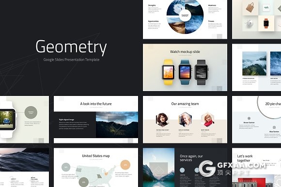 120页极简简约商务风格PPT模板 - 顶尖PPT