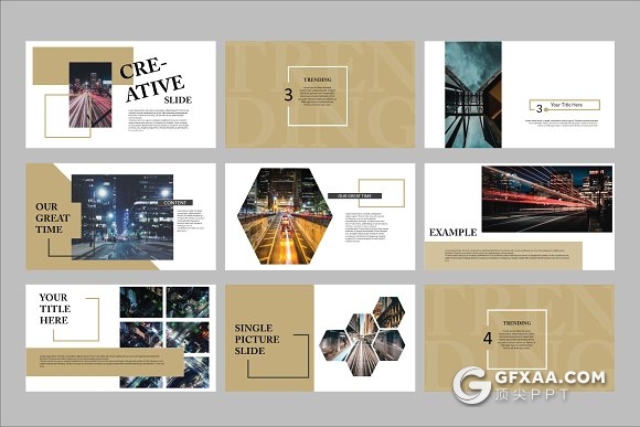 70页时尚流行杂志风格PPT模板 - 顶尖PPT