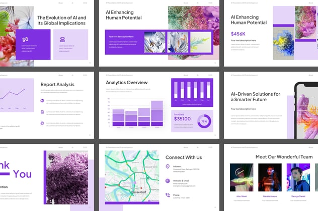 人工智能AI PPT模板 - 顶尖PPT