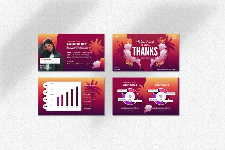 音乐活动策划推广营销方案Keynote模板 - 顶尖PPT