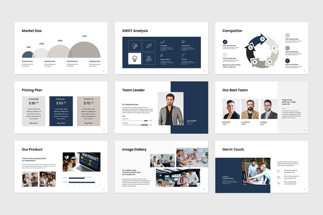 商业提案PowerPoint模板 - 顶尖PPT