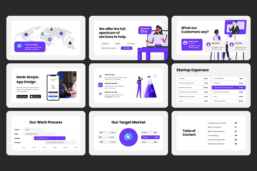 200页国外大型商务PPT模板 - 顶尖PPT