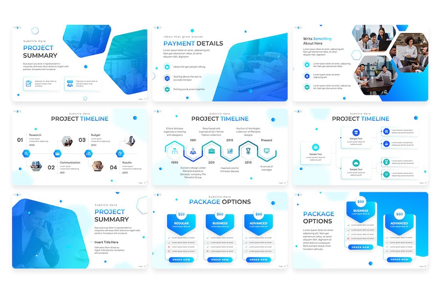 现代解决方案业务推介PPT模板 - 顶尖PPT