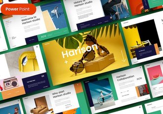 欧美设计商务业务合作PPT模板 - 顶尖PPT