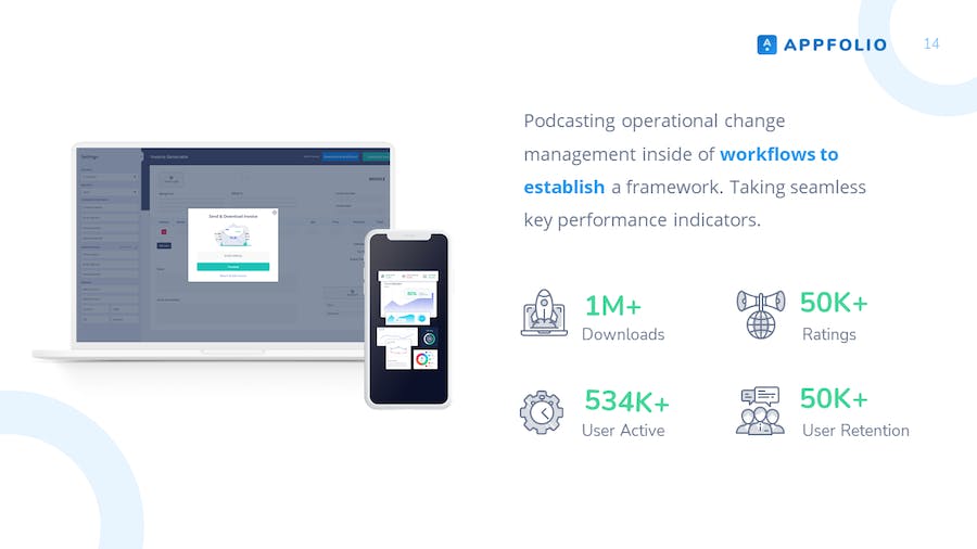 APP开发宣传展示应用程序使用量分析统计PPT模板 - 顶尖PPT