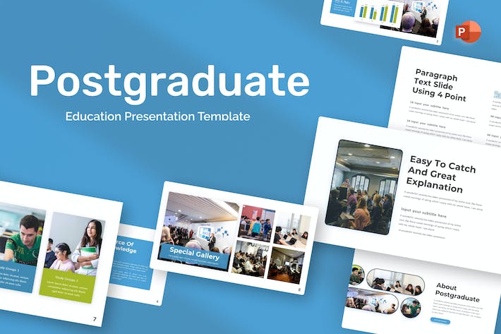 大气研究生教育PPT模板 - 顶尖PPT