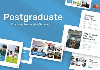 大气研究生教育PPT模板 - 顶尖PPT