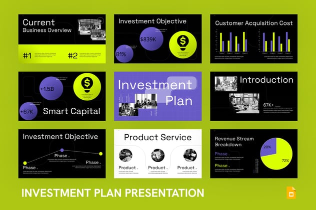 投资行业计划方案展示PPT模板 - 顶尖PPT