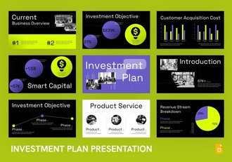 投资行业计划方案展示PPT模板 - 顶尖PPT