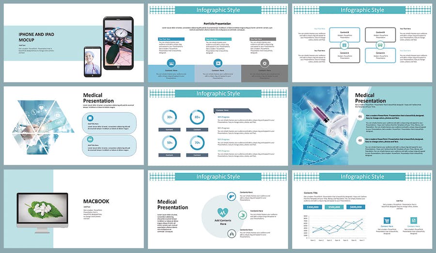 医疗保健健康管理PPT模板 - 顶尖PPT