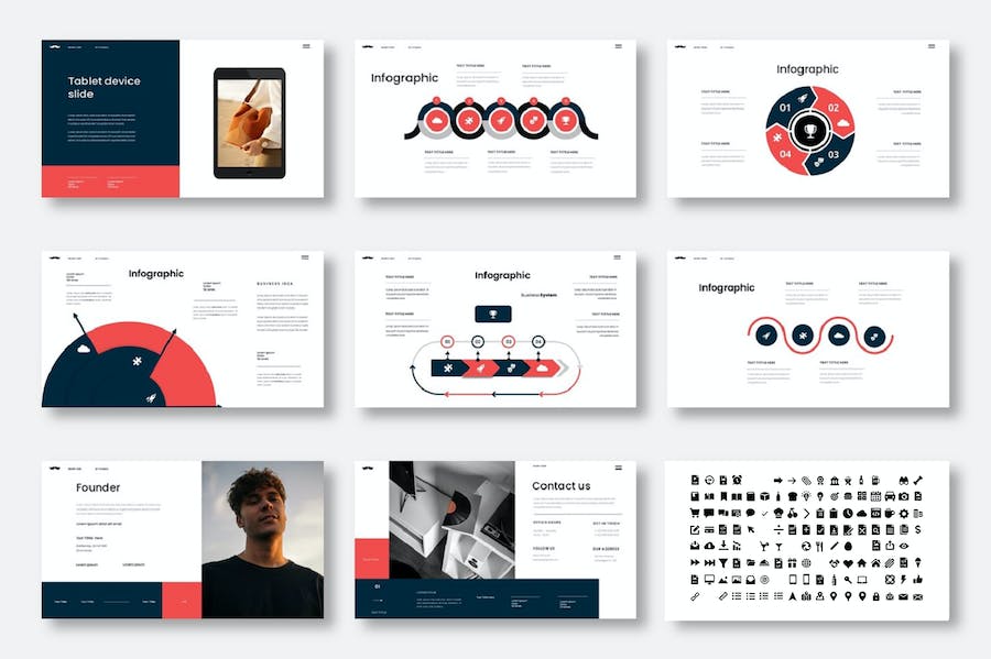 商务企业品牌营销推广宣传Keynote模板 - 顶尖PPT