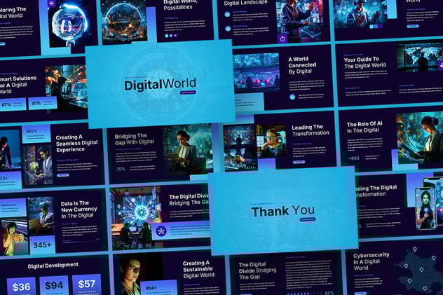 数字营销技术keynote模板 - 顶尖PPT