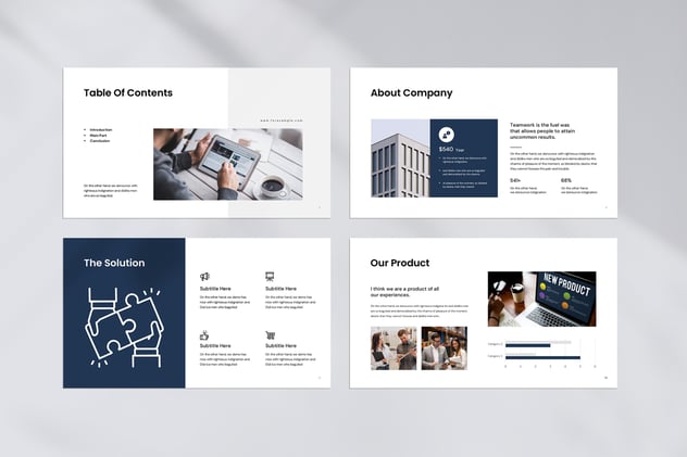 商业提案PowerPoint模板 - 顶尖PPT