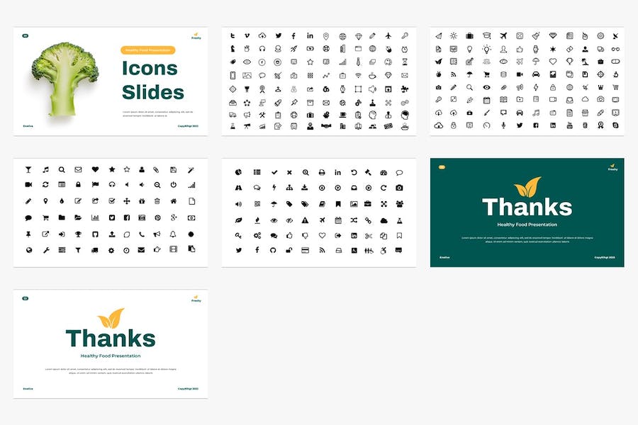 健康食品讲述展示营养应用传播PPT模板 - 顶尖PPT