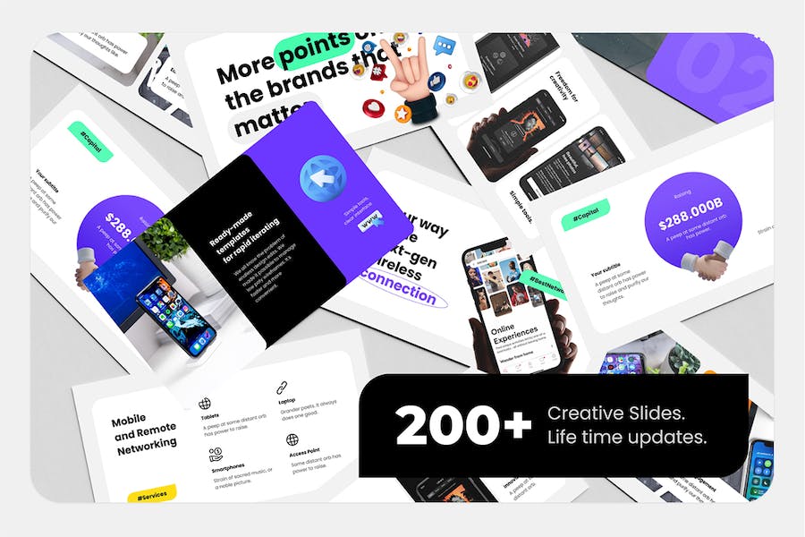 200页国外大型商务PPT模板 - 顶尖PPT