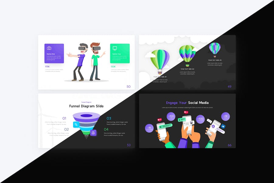 创意机构团队介绍项目合作keynote模板 - 顶尖PPT