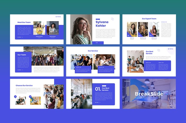 项目启动创意业务PowerPoint模板 - 顶尖PPT