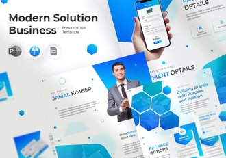 现代解决方案商务创新Keynote模板 - 顶尖PPT