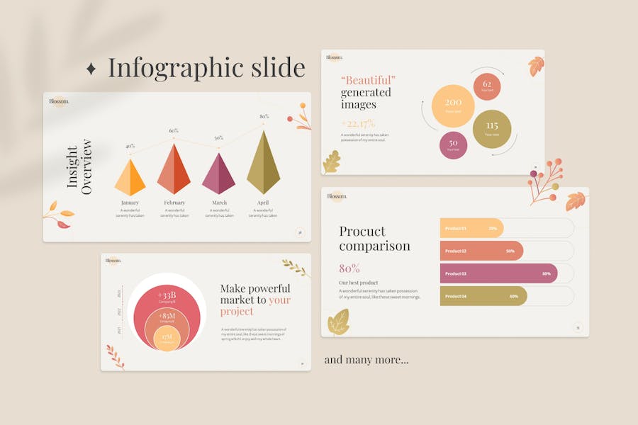 春季美学主题PPT模板 - 顶尖PPT