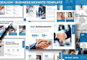 商业交易谈判合作方案Keynote模板 - 顶尖PPT
