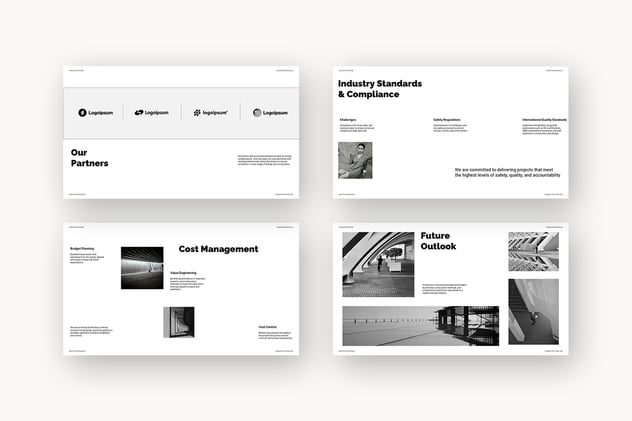 建筑师工作内容PPT模板 - 顶尖PPT