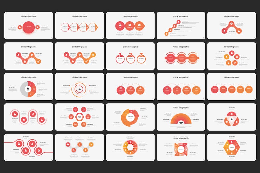 PPT动画图形大合集 - 顶尖PPT