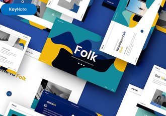 民俗文化创意商业项目推介Keynote模板 - 顶尖PPT