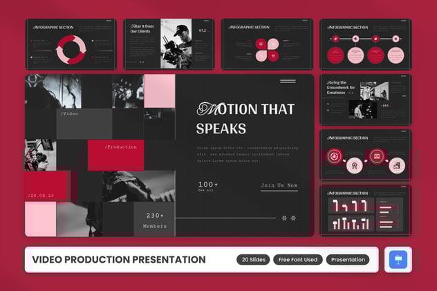 视频制作从创意到执行主题Keynote模板 - 顶尖PPT