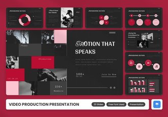 视频制作从创意到执行主题Keynote模板 - 顶尖PPT