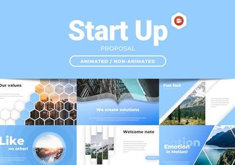 初创企业现代商业计划书动画PPT模板 - 顶尖PPT