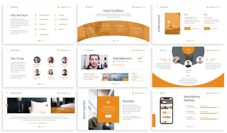 酒店品牌推广宣传PPT模板 - 顶尖PPT