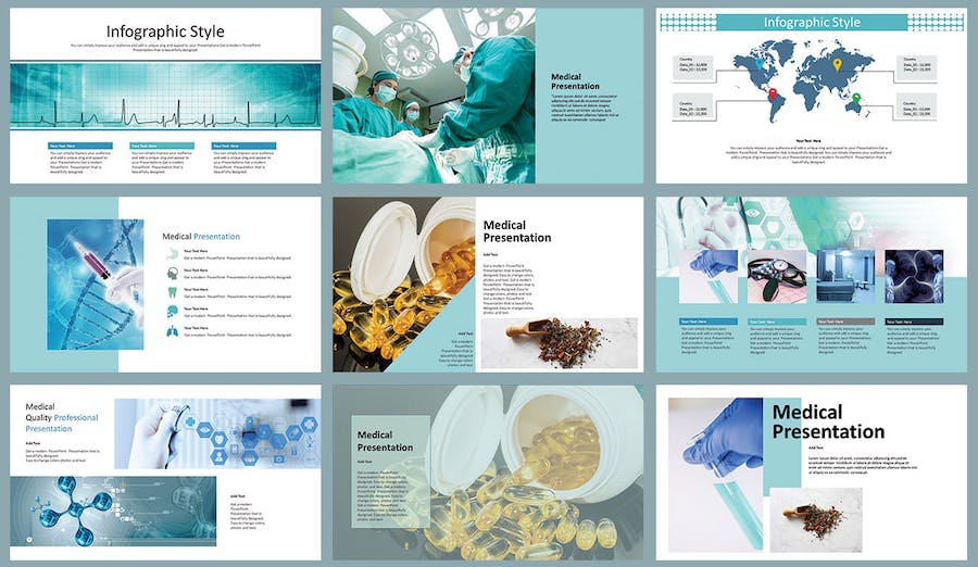 医疗保健健康管理PPT模板 - 顶尖PPT