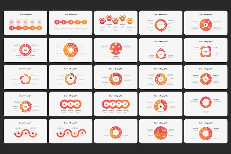 PPT动画图形大合集 - 顶尖PPT