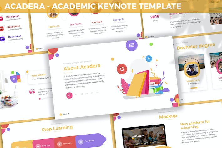 学院学术主题演讲Keynote模板 - 顶尖PPT