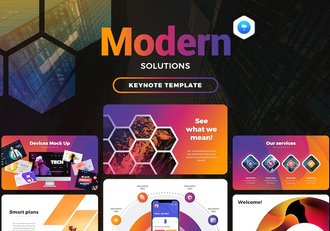 创意精美商业计划企业合作营销策划多用途keynote模板 - 顶尖PPT