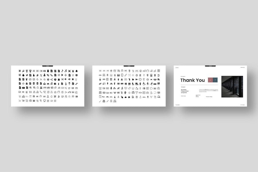 简约商业商务风格国外PPT模板 - 顶尖PPT