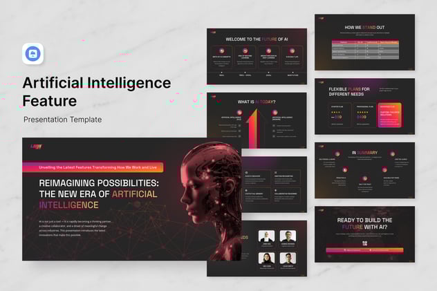人工智能AI科技keynote模板 - 顶尖PPT